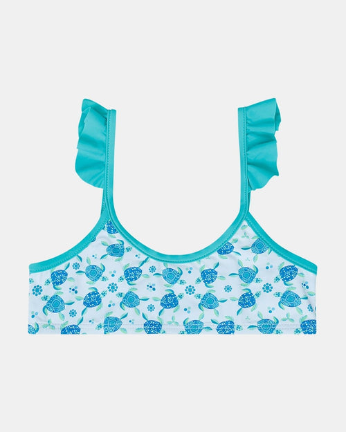 BIKINI NIÑA TORTUGAS AZUL
