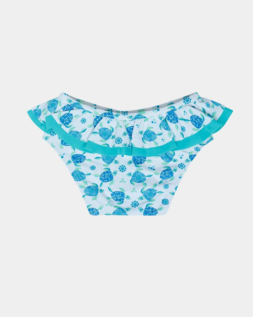 CULETIN LYCRA NIÑA TORTUGAS AZUL