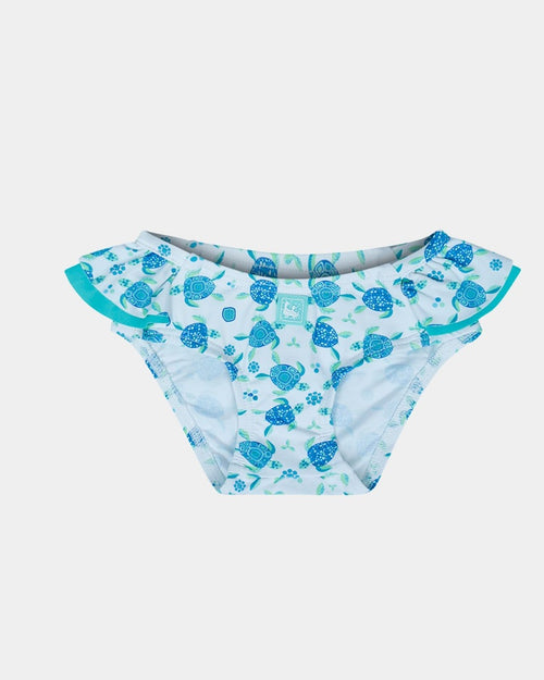 CULETIN LYCRA NIÑA TORTUGAS AZUL