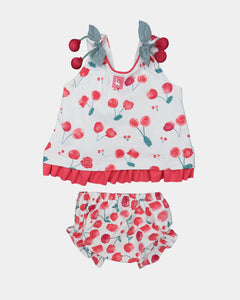 BIKI BEBE LYCRA CEREZAS