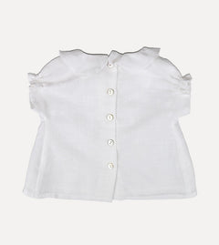 BLUSA FLORENCIA LINO BLANCO