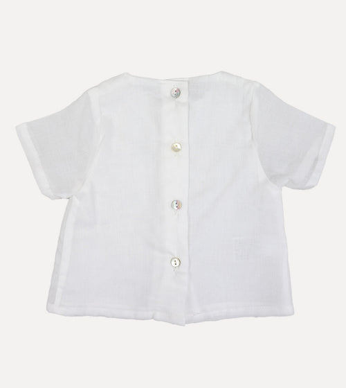 BLUSA NAPOLES LINO BLANCO
