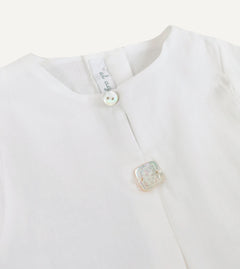 BLUSA NAPOLES LINO CRUDO