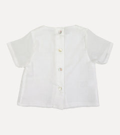 BLUSA NAPOLES LINO CRUDO