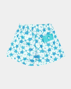 BOXER LYCRA TORTUGAS AZUL