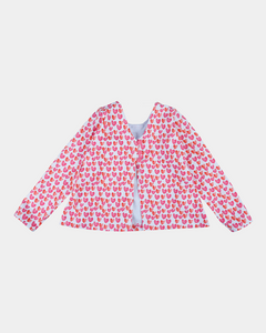 CAMISETA NIÑA M/L CORAZONES