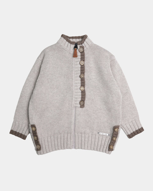 CHAQUETA  BEIG-MARRON