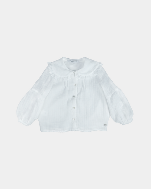 BLUSA NIÑA MAYOR BLANCA