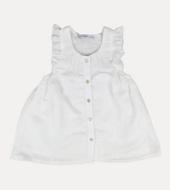 BLUSA MILAN LINO BLANCO