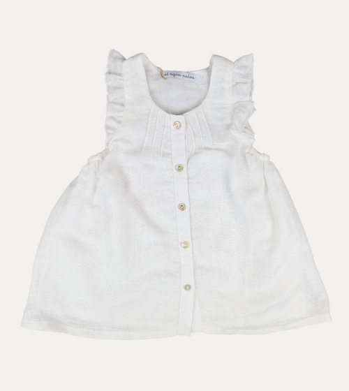 BLUSA MILAN LINO BLANCO