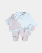 CONJUNTO 4 PIEZAS EST. ROSADA