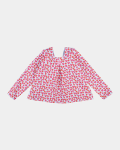 CAMISETA NIÑA M/L CORAZONES