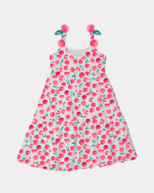 VESTIDO VOILE CEREZAS