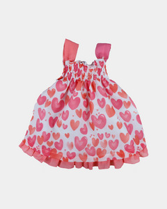 VESTIDO VOILE GOMAS CORAZONES